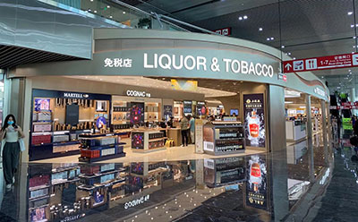 比士亞為澳門機場免稅店定制不鏽鋼恆溫紅酒櫃